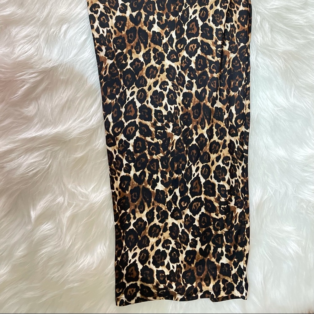 Lepoard Crop Top & High Waist Midi Skirt Set - Picture 14 of 14